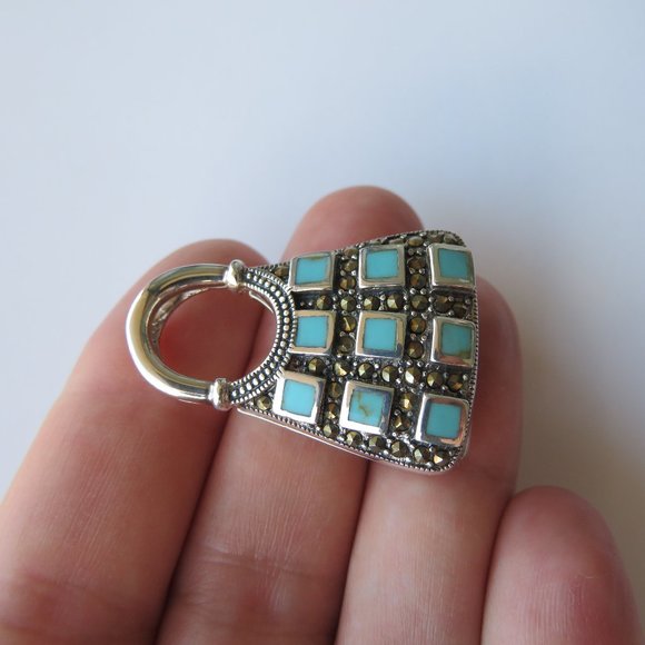 Handbag Sterling Silver Pendant Locket - Picture 5 of 9